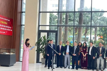 Lễ khai trương Không gian trưng bày: "Thành tựu, kết quả nghiên cứu theo chủ đề của các đơn vị thuộc Viện Hàn lâm Khoa học xã hội Việt Nam".