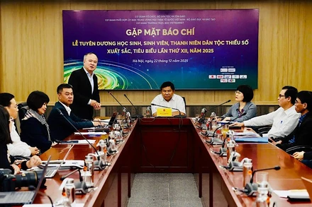 Họp báo thông tin về Lễ tuyên dương học sinh, sinh viên, thanh niên dân tộc thiểu số xuất sắc, tiêu biểu năm 2025.