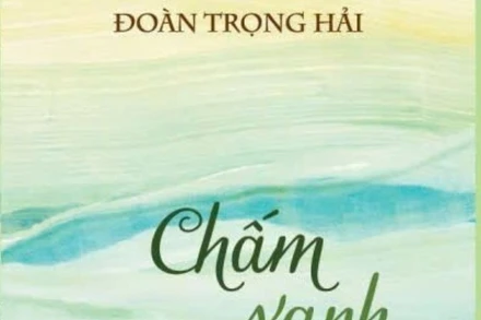 Bìa tập thơ Chấm xanh của nhà thơ Đoàn Trọng Hải.