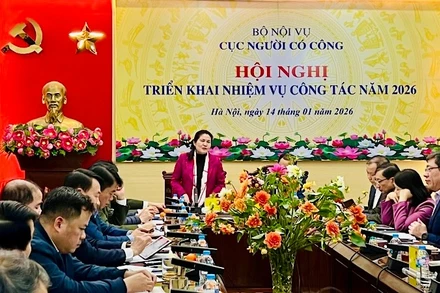 Cục Người có công tổ chức Hội nghị triển khai nhiệm vụ công tác năm 2026.