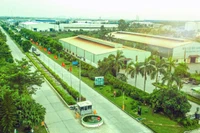 Khu công nghiệp sinh thái Nam Cầu Kiền (thành phố Hải Phòng). (Ảnh: HỒNG ĐIỆP)