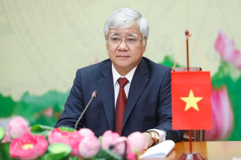 Đồng chí Đỗ Văn Chiến, Bí thư Trung ương Đảng, Chủ tịch Ủy ban Trung ương Mặt trận Tổ quốc Việt Nam.