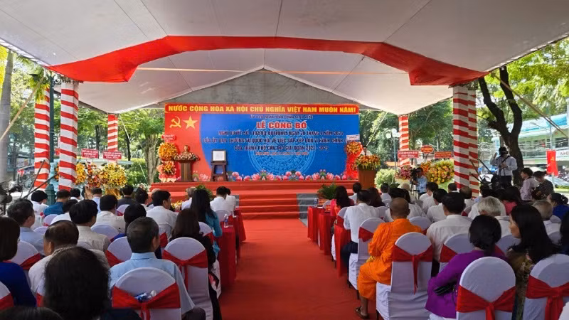 Quang cảnh buổi lễ.