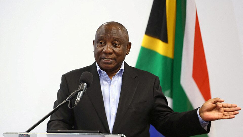Tổng thống Cộng hòa Nam Phi Cyril Ramaphosa. (Ảnh: REUTERS)