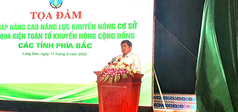 Thứ trưởng Nông nghiệp và Phát triển nông thôn Trần Thanh Nam phát biểu tại buổi tọa đàm.
