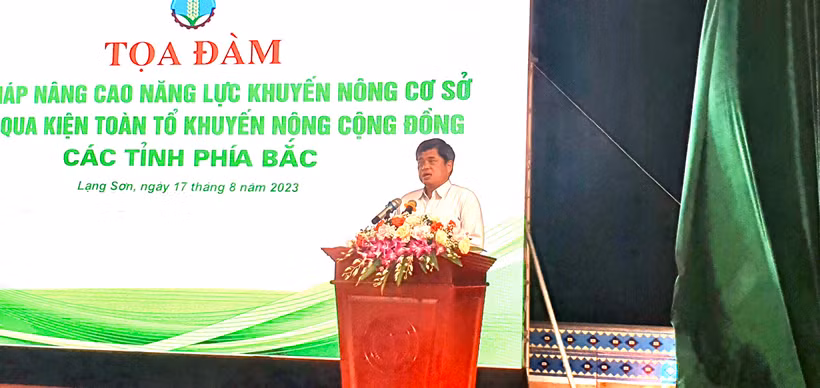 Thứ trưởng Nông nghiệp và Phát triển nông thôn Trần Thanh Nam phát biểu tại buổi tọa đàm.