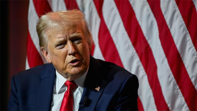 Cựu Tổng thống Donald Trump, ứng cử viên tổng thống của đảng Cộng hòa trong cuộc chạy đua vào Nhà trắng năm 2024. (Ảnh: Reuters)