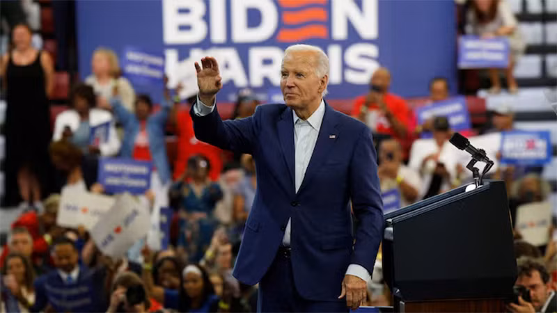 Tổng thống Mỹ Joe Biden tại bang Michigan, ngày 12/7/2024. (Ảnh: Reuters)