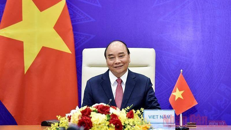 Chủ tịch nước Nguyễn Xuân Phúc. (Ảnh: Trần Hải)