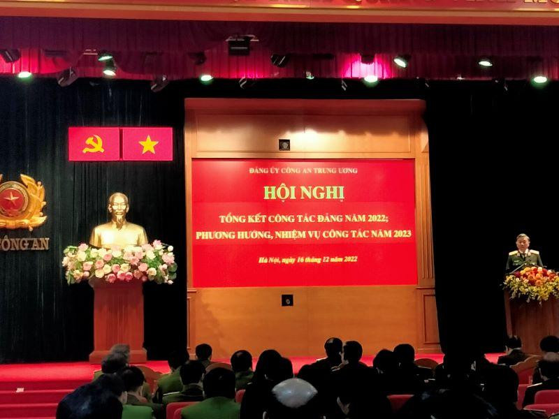 Đồng chí Tô Lâm phát biểu tại hội nghị.
