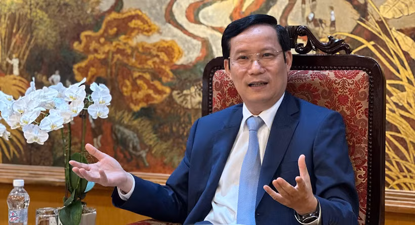 Chủ tịch VCCI Phạm Tấn Công. (Ảnh: HUY THẾ)