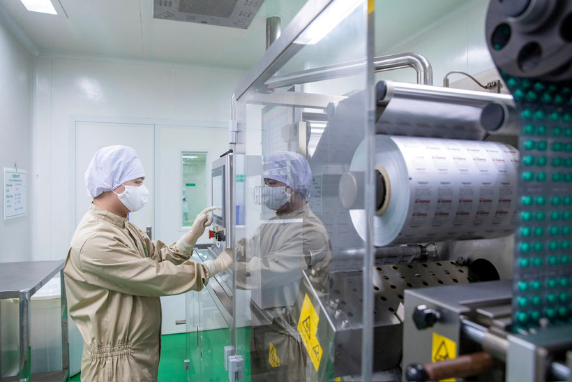 Traphaco ứng dụng công nghệ Pharma 4.0 vào sản xuất dược liệu. Ảnh: Sơn Tùng 