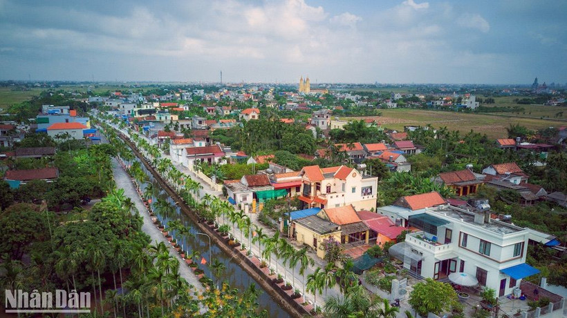 Công tác xây dựng nông thôn mới nâng cao, kiểu mẫu trên địa bàn tỉnh Nam Định tiếp tục đạt nhiều kết quả quan trọng.