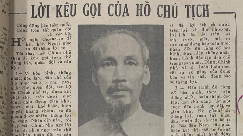 Lời kêu gọi của Chủ tịch Hồ Chí Minh sau khi Hội nghị Geneva thành công