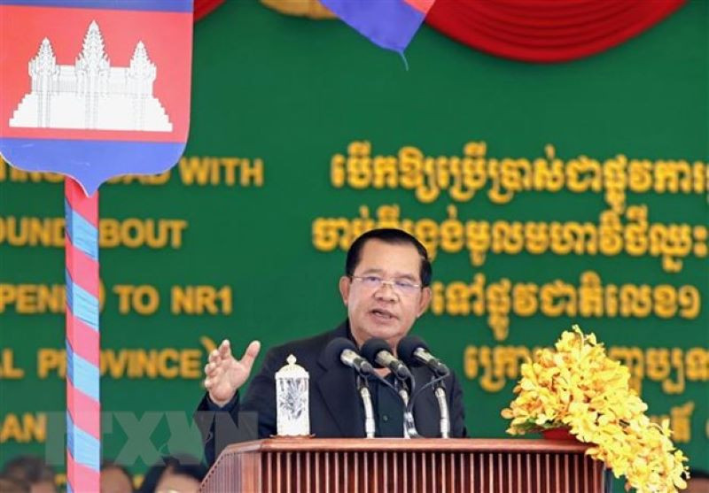 Thủ tướng Chính phủ Hoàng gia Campuchia Samdech Techo Hun Sen. (Ảnh: Kyodo/TTXVN)
