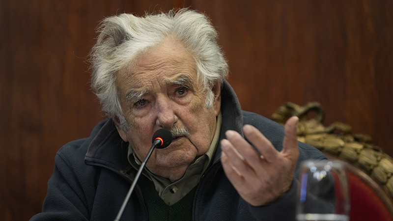 Nguyên Tổng thống Cộng hòa Đông Uruguay Jose Mujica Cordano phát biểu tại một sự kiện ở Montevideo, ngày 29/6/2022. (Ảnh: THX/TTXVN)