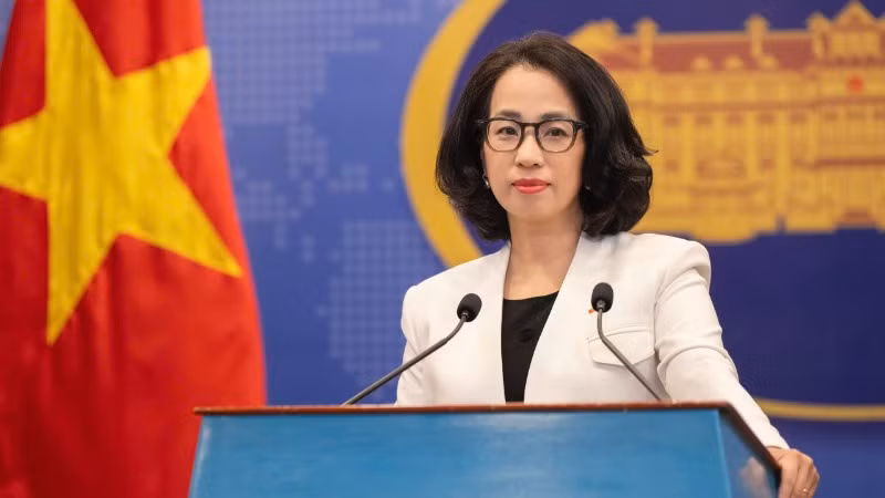 Người phát ngôn Bộ Ngoại giao Việt Nam Phạm Thu Hằng. (Ảnh: Bộ Ngoại giao Việt Nam)