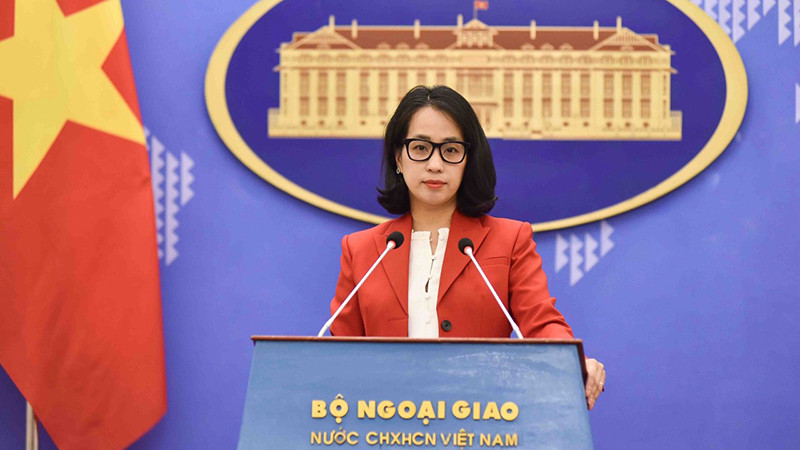 Người phát ngôn Bộ Ngoại giao Việt Nam Phạm Thu Hằng. (Ảnh: Báo Thế giới và Việt Nam cung cấp)