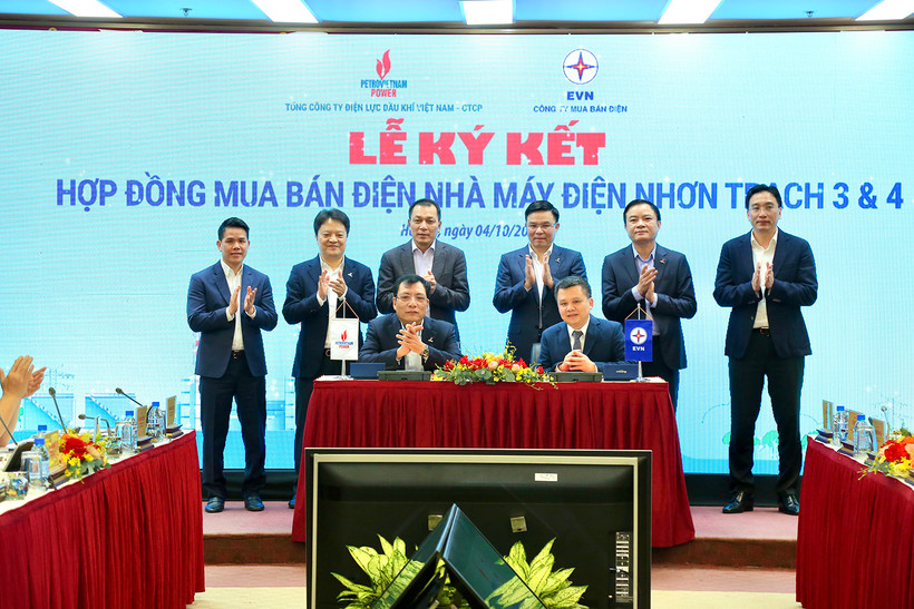 Ký kết PPA dự án Nhà máy điện Nhơn Trạch 3 và 4 giữa PV Power và EVNEPTC.