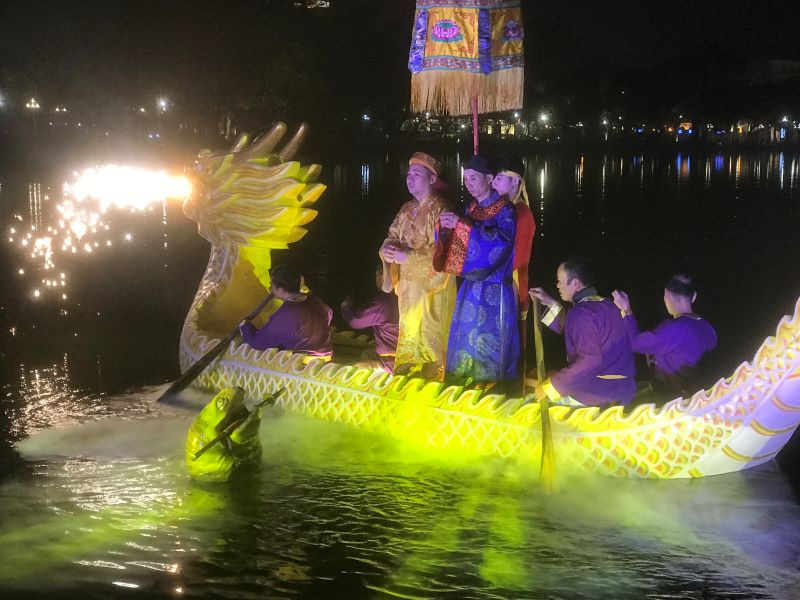 "Ngọc Sơn huyền bí" tái hiện huyền thoại Vua Lê trả gươm báu cho Rùa thần.