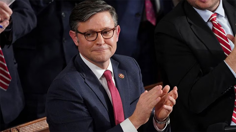 Tân Chủ tịch Hạ viện Mỹ Mike Johnson. (Ảnh: Reuters)
