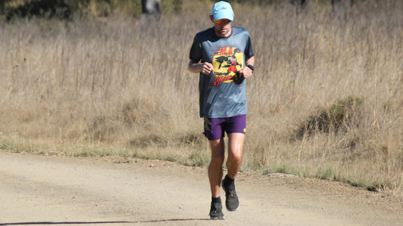 Phil Gore hoàn tất 685km trong hơn 4 ngày. (Nguồn: Running Magazine)