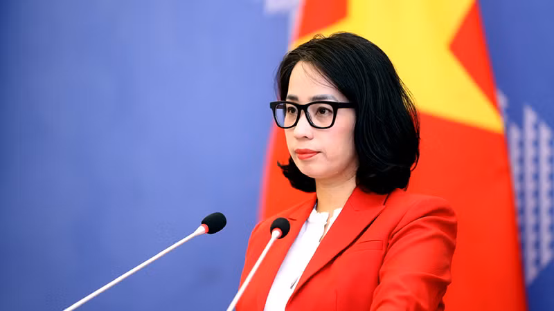 Người phát ngôn Bộ Ngoại giao Việt Nam Phạm Thu Hằng. (Ảnh: Bộ Ngoại giao Việt Nam)