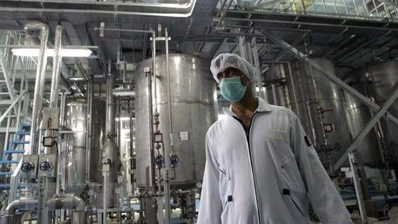 Bên trong một cơ sở làm giàu urani ở Iran. (Ảnh: AFP/TTXVN)