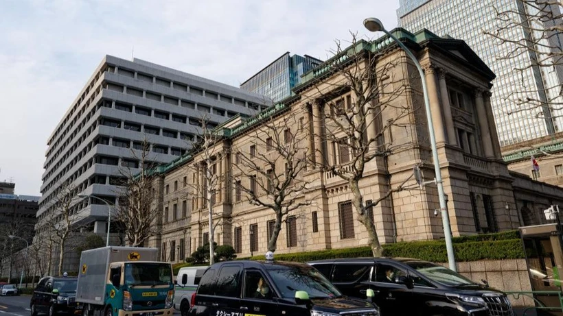 Trụ sở BoJ tại Tokyo, ngày 19/3/2024. Ảnh: Tân Hoa Xã