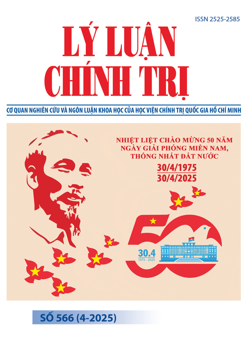 Mục lục Tạp chí Lý luận chính trị - số 566 (4/2025) 
