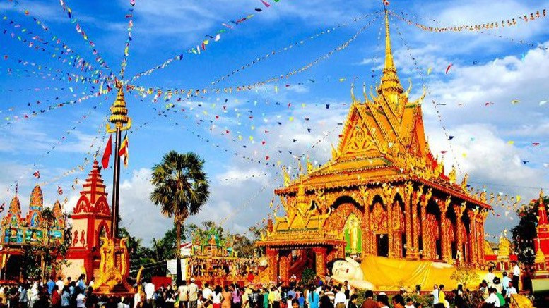 Tết Chôl Chnăm Thmây của người Khmer - Ảnh minh họa