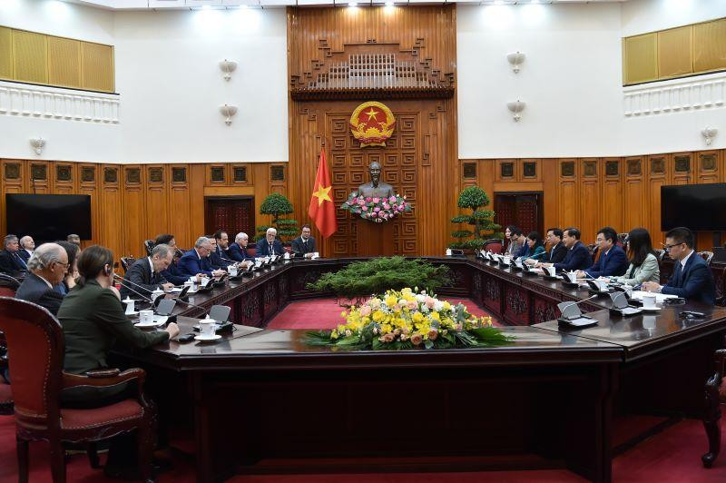 Toàn cảnh cuộc gặp. (Ảnh: VGP)