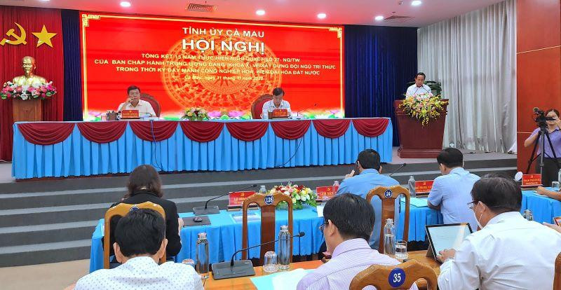 Cà Mau hội nghị Tổng kết 15 năm thực hiện Nghị quyết số 27-NQ/TW của Ban Chấp hành Trung ương Đảng.