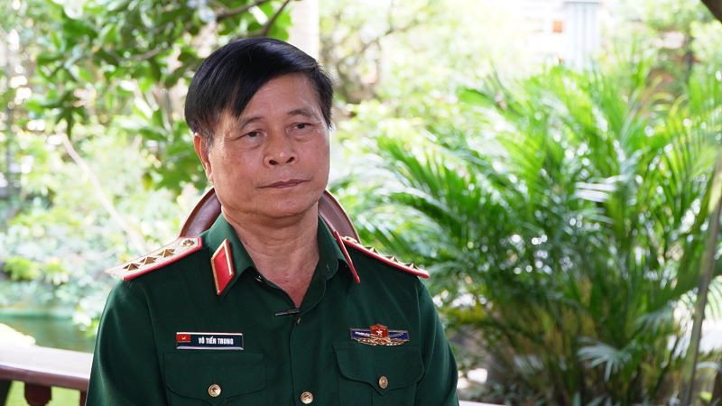 Thượng tướng Võ Tiến Trung.