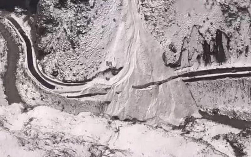 Vỡ sông băng dẫn tới lở tuyết tại khu vực thuộc bang Uttarakhand, miền bắc Ấn Độ. (Nguồn: ndtv.com)