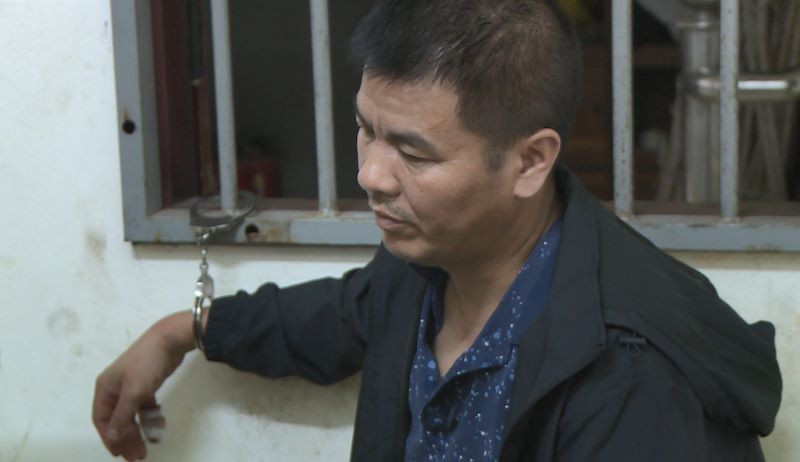 Đối tượng Yang Zhong Wu bị bắt giữ.