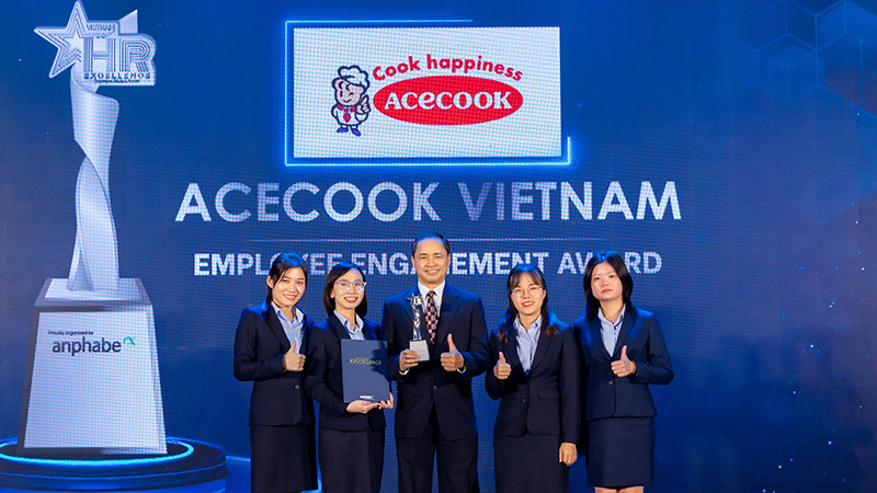Acecook Việt Nam vinh dự nhận giải thưởng HR Excellence 2023