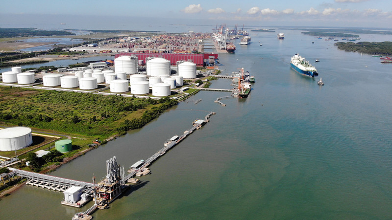 Kho cảng LNG Thị Vải.