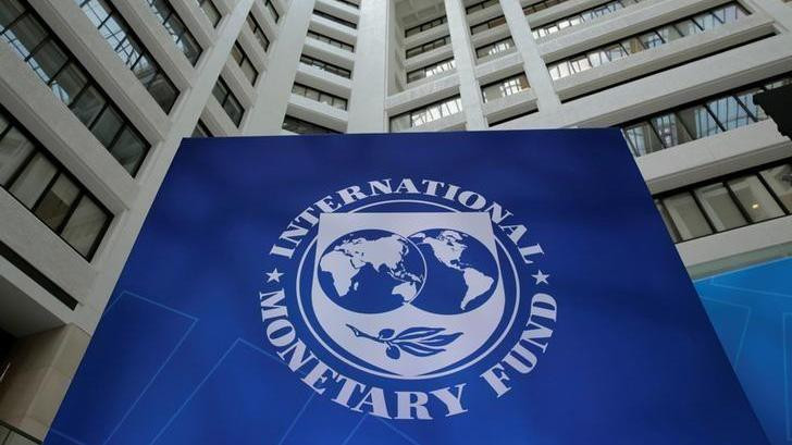 Biểu trưng của IMF. (Ảnh: Reuters)