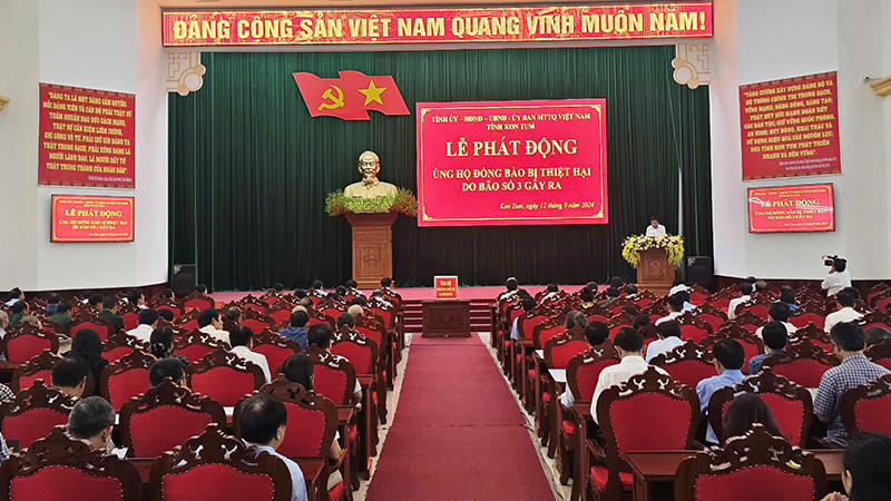 Quang cảnh buổi lễ.