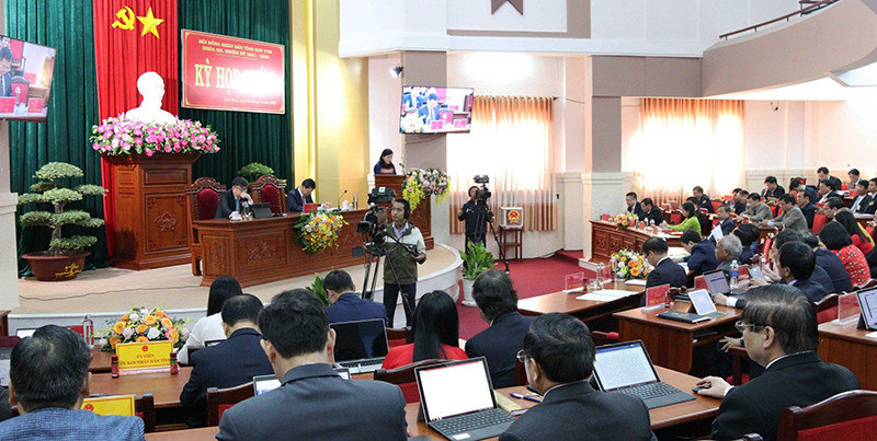 Quang cảnh kỳ họp.