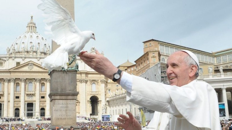 Hình ảnh Giáo hoàng Francis năm 2013. (Ảnh: Tân Hoa xã)