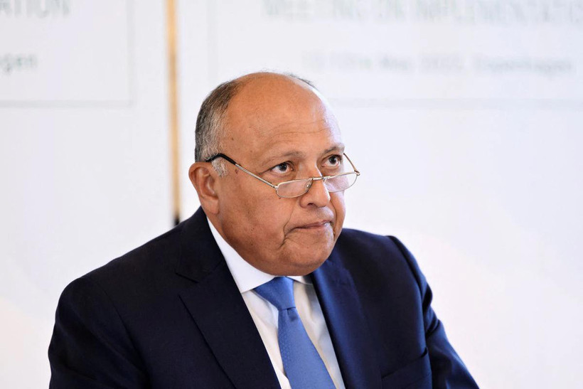 Ngoại trưởng Ai Cập Sameh Shoukry. (Ảnh: Reuters)