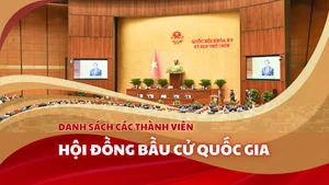 [Infographics] Danh sách 19 thành viên Hội đồng Bầu cử quốc gia