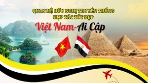 [Infographic] Quan hệ hữu nghị truyền thống, hợp tác tốt đẹp Việt Nam-Ai Cập