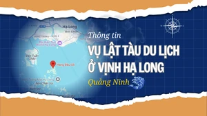 [Infographic] Thông tin vụ lật tàu du lịch chở 48 khách và 5 thuyền viên ở Vịnh Hạ Long