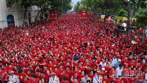 Sự kiện được tổ chức đồng loạt tại Thủ đô Hà nội và 33 tỉnh, thành phố, 3.121 xã, phường, đặc khu trên toàn quốc. (Ảnh: THÀNH ĐẠT)