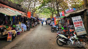 Chợ truyền thống đang từng bước chuyển mình để bắt nhịp với xu thế thị trường hiện đại. (Ảnh: TRUNG HƯNG)
