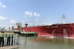 PV GAS đón tàu Clippver Vanguard mang gần 38.000 tấn LPG từ Australia cập cảng Thị Vải (Thành phố Hồ Chí Minh) ngày 20/3/2026.