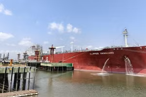 PV GAS đón tàu Clippver Vanguard mang gần 38.000 tấn LPG từ Australia cập cảng Thị Vải (Thành phố Hồ Chí Minh) ngày 20/3/2026.